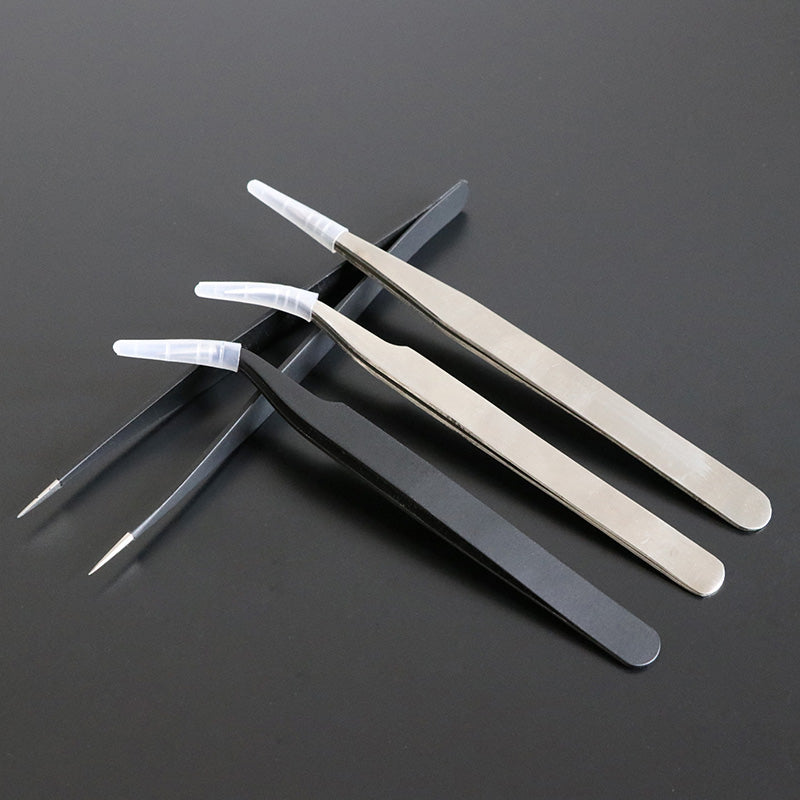 Curved Sewing Tweezers Light Weight Stainless Steel Sewing Tweezers  Exquisite Workmanship for Sewing Machine for DIY